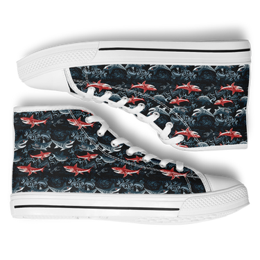 Chokefish™ Urban Peak Retro High Tops-Marine-002